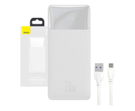 Baseus Bipow Powerbank 30000mAh 20W White OS - 1193839 - zdjęcie 3